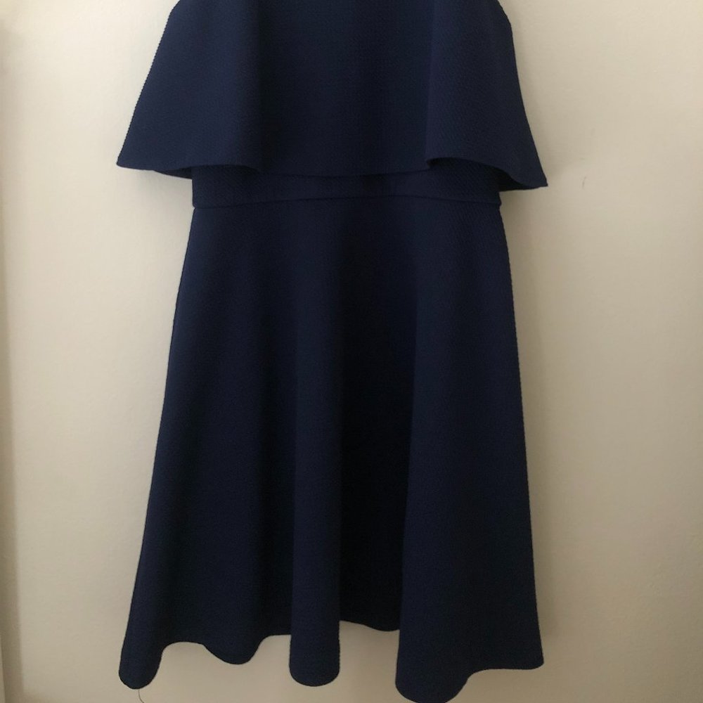 Navy Blue Aqua Dress